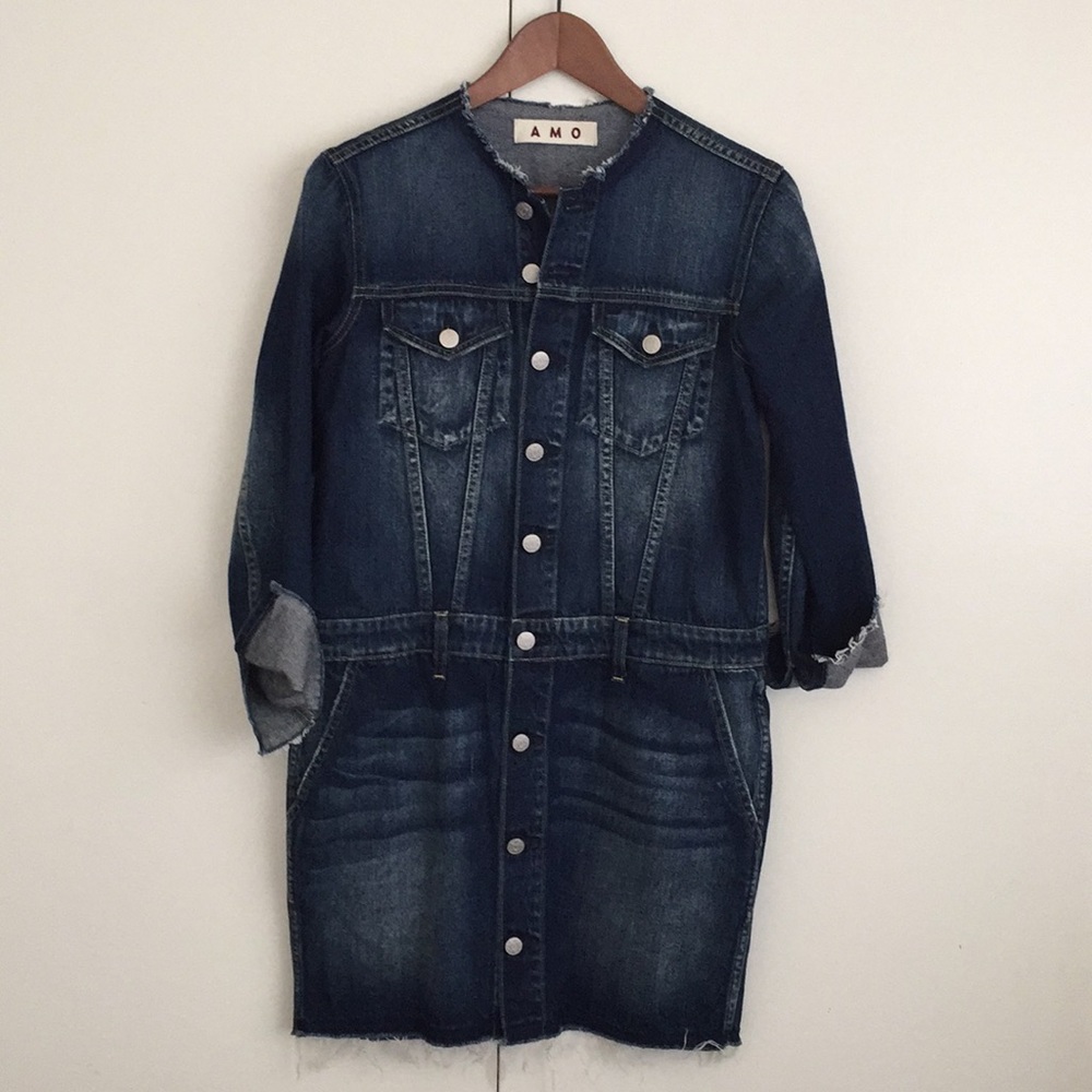 AMO denim dress